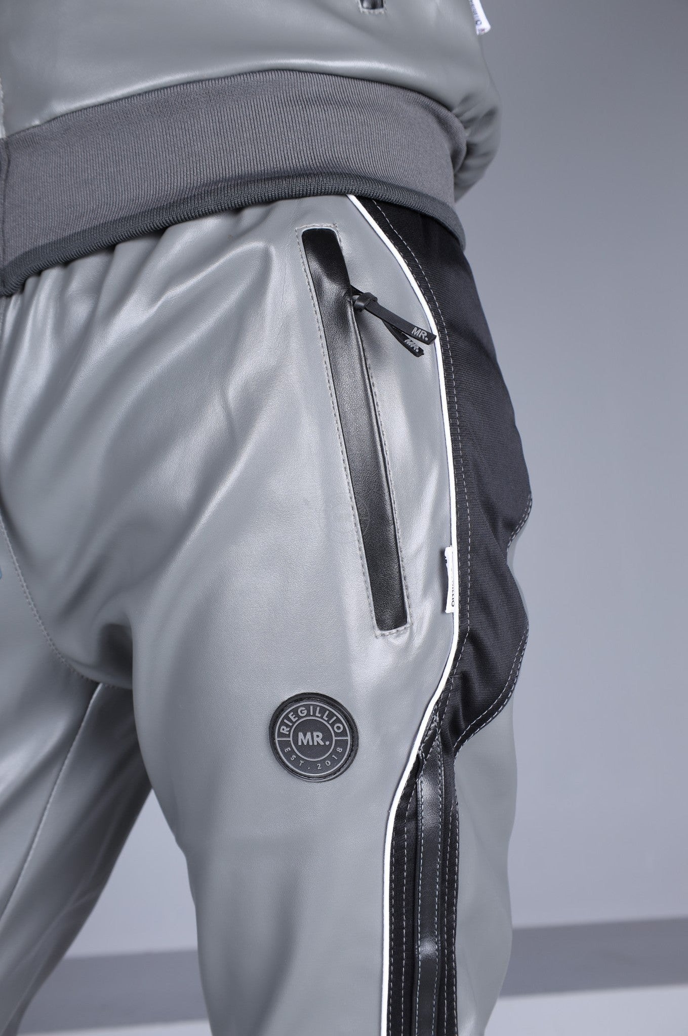 MR. 24 Tracksuit Pants - Grey at MR. Riegillio