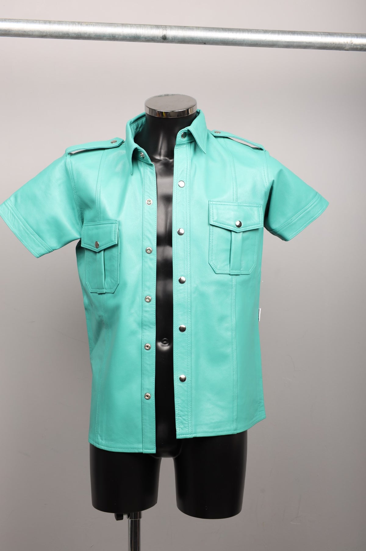 #176 Cowhide Leather Shirt