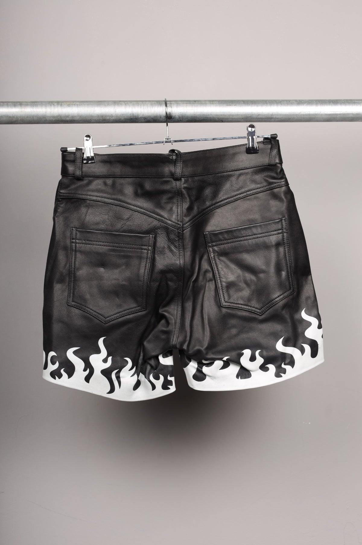 #188 Cowhide Leather Short