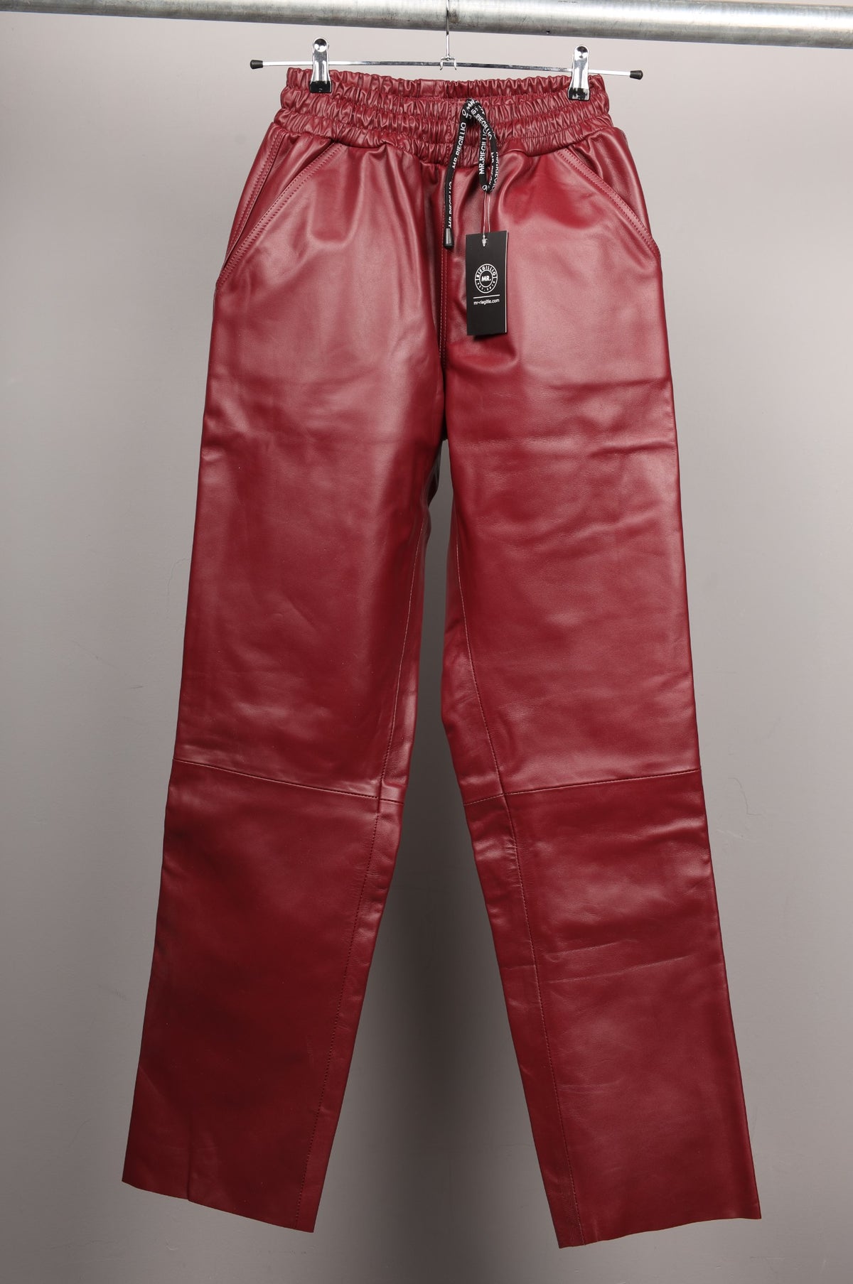#214 Cowhide Leather Pants
