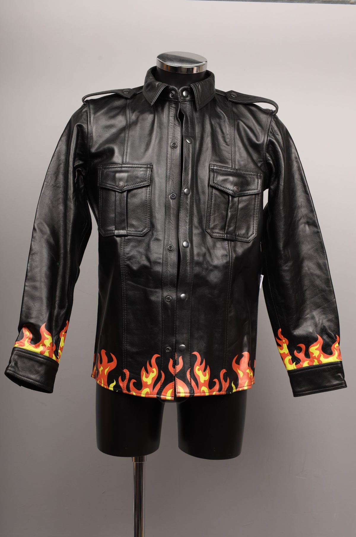 #227 Cowhide Leather Jacket