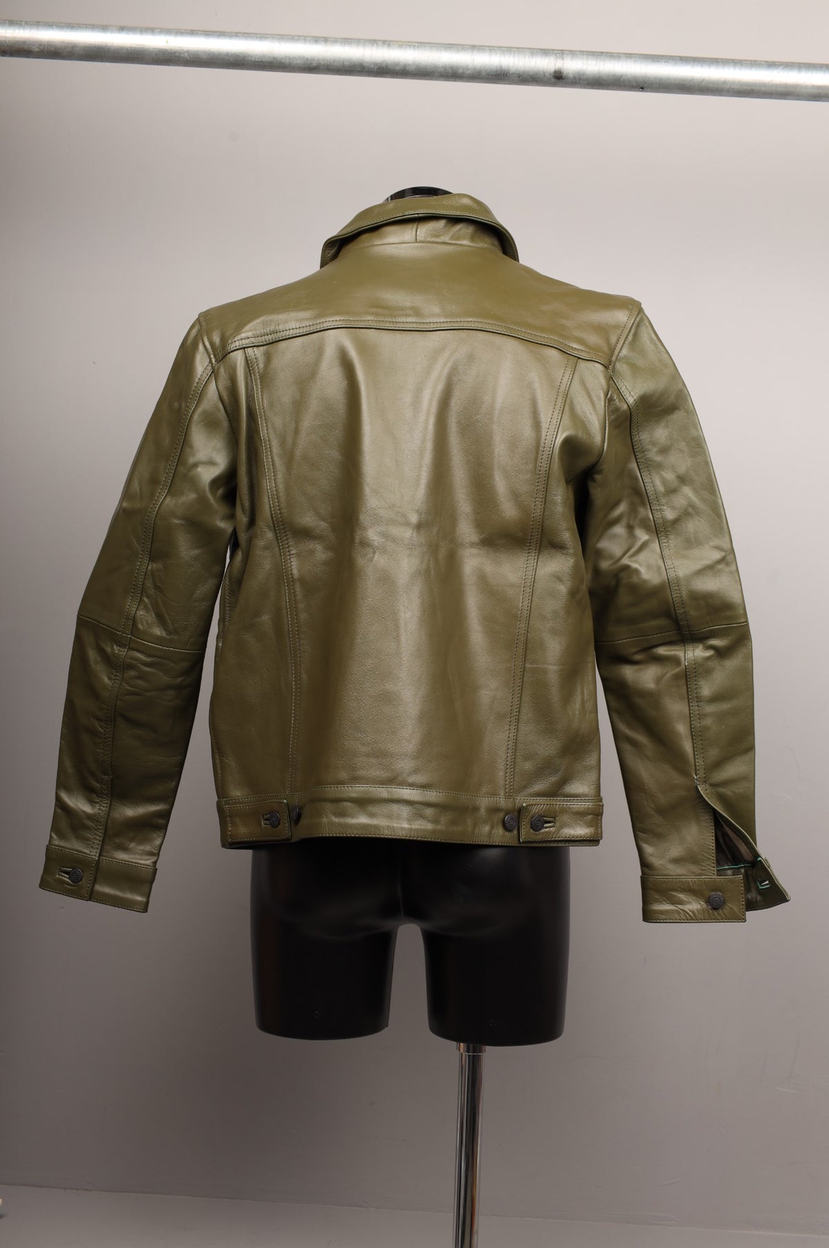 #228 Cowhide Leather Jacket