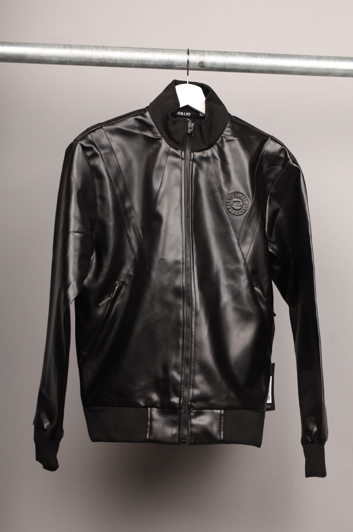 #254 FAUX Leather Jacket