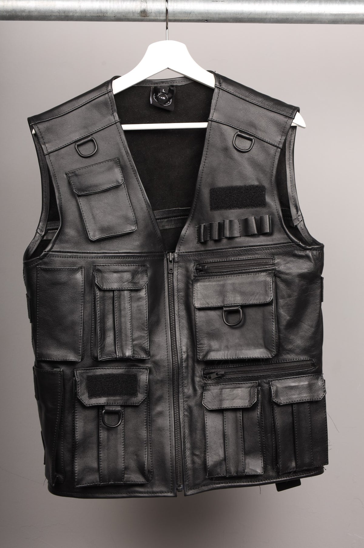 #266 Cowhide Leather Vest