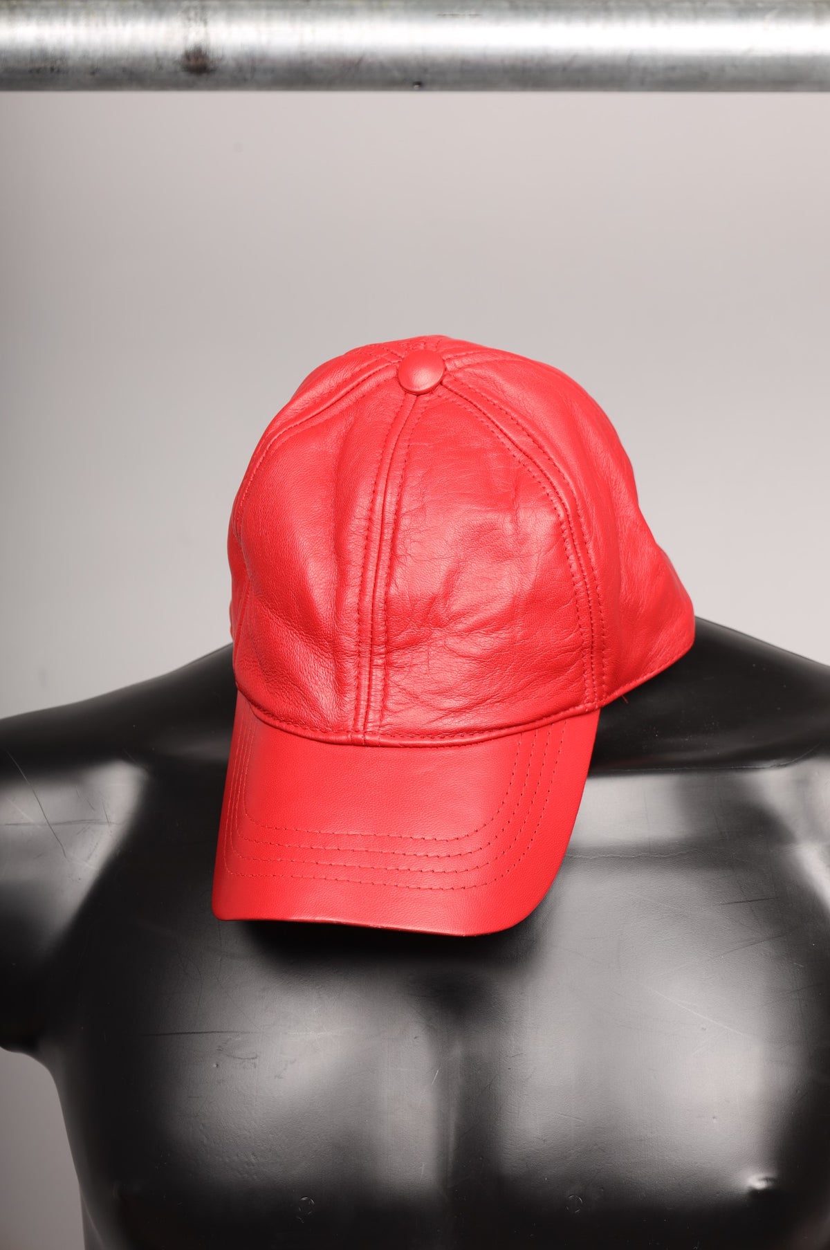 #302 Cowhide Leather Cap