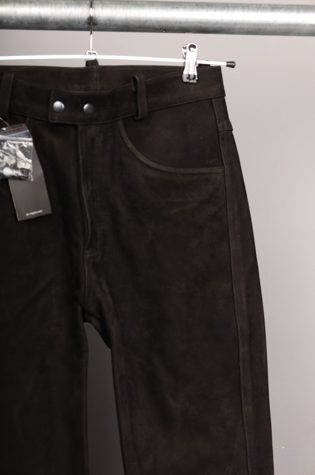 #338 Cowhide Leather Pants