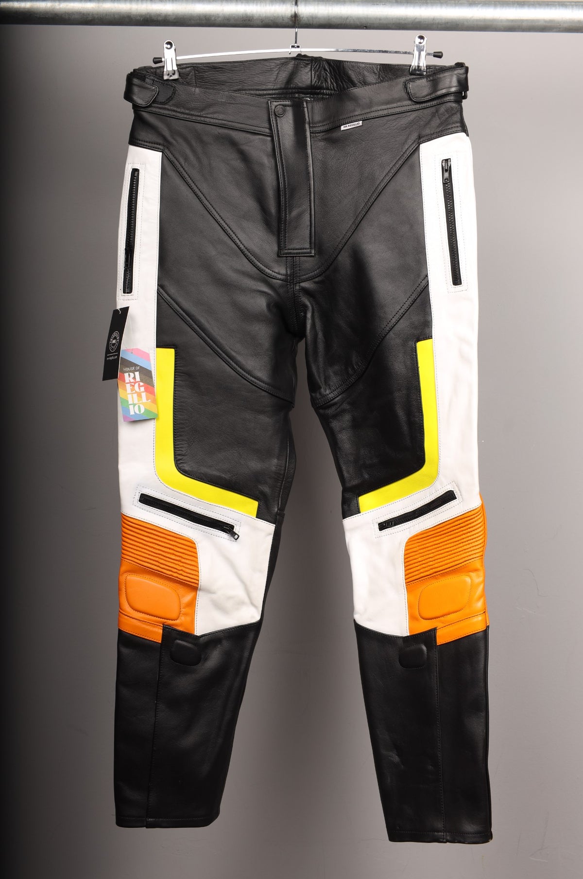 #357 Cowhide Leather Pants