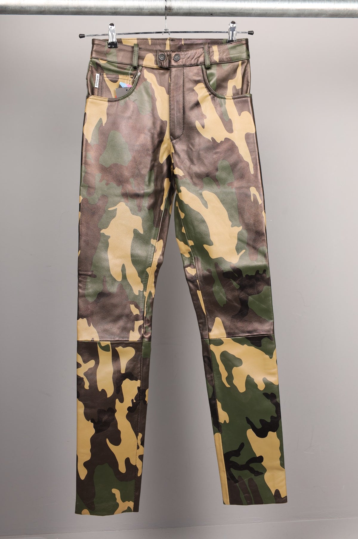 #369 Cowhide Leather Pants