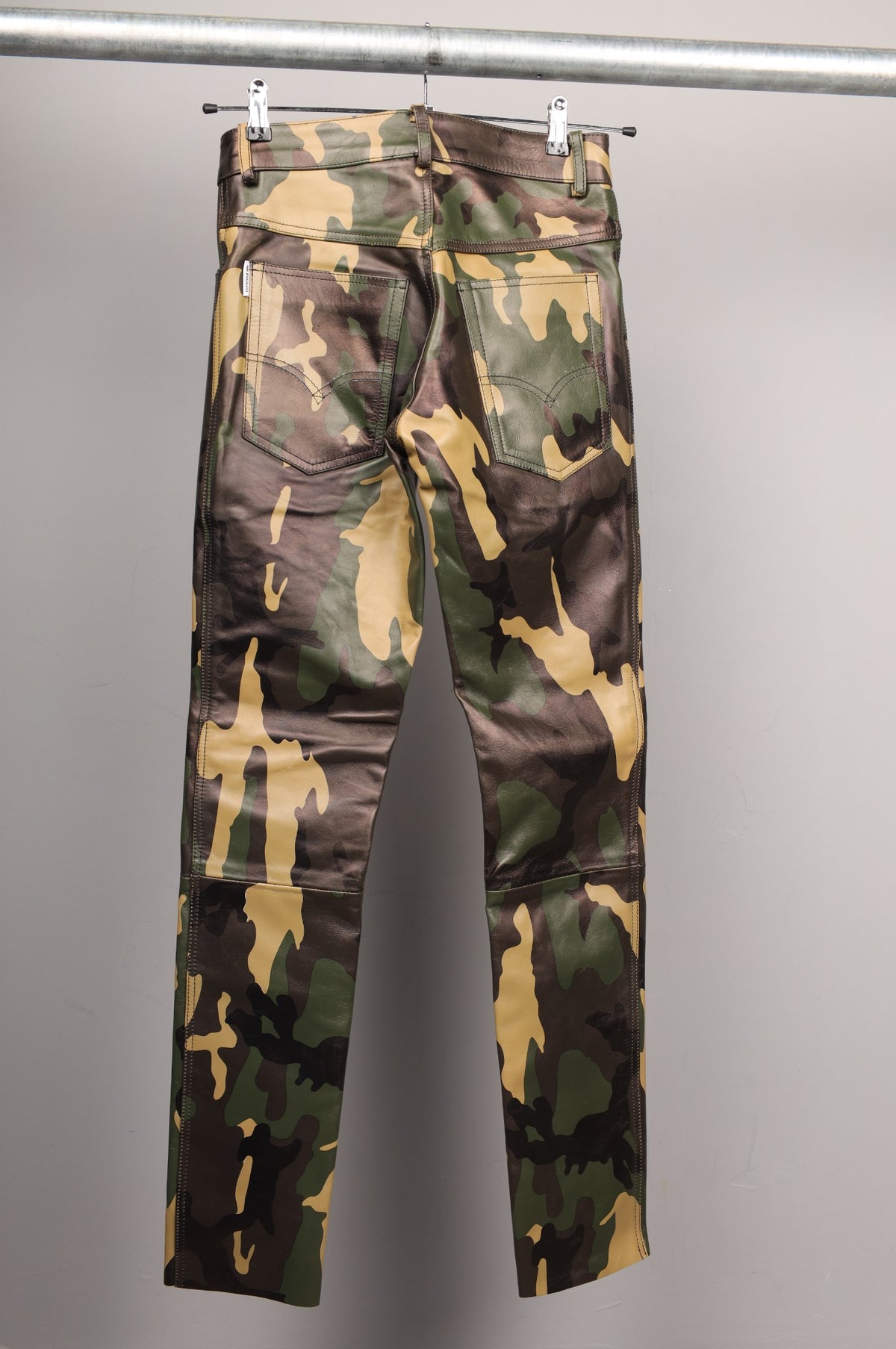 #369 Cowhide Leather Pants
