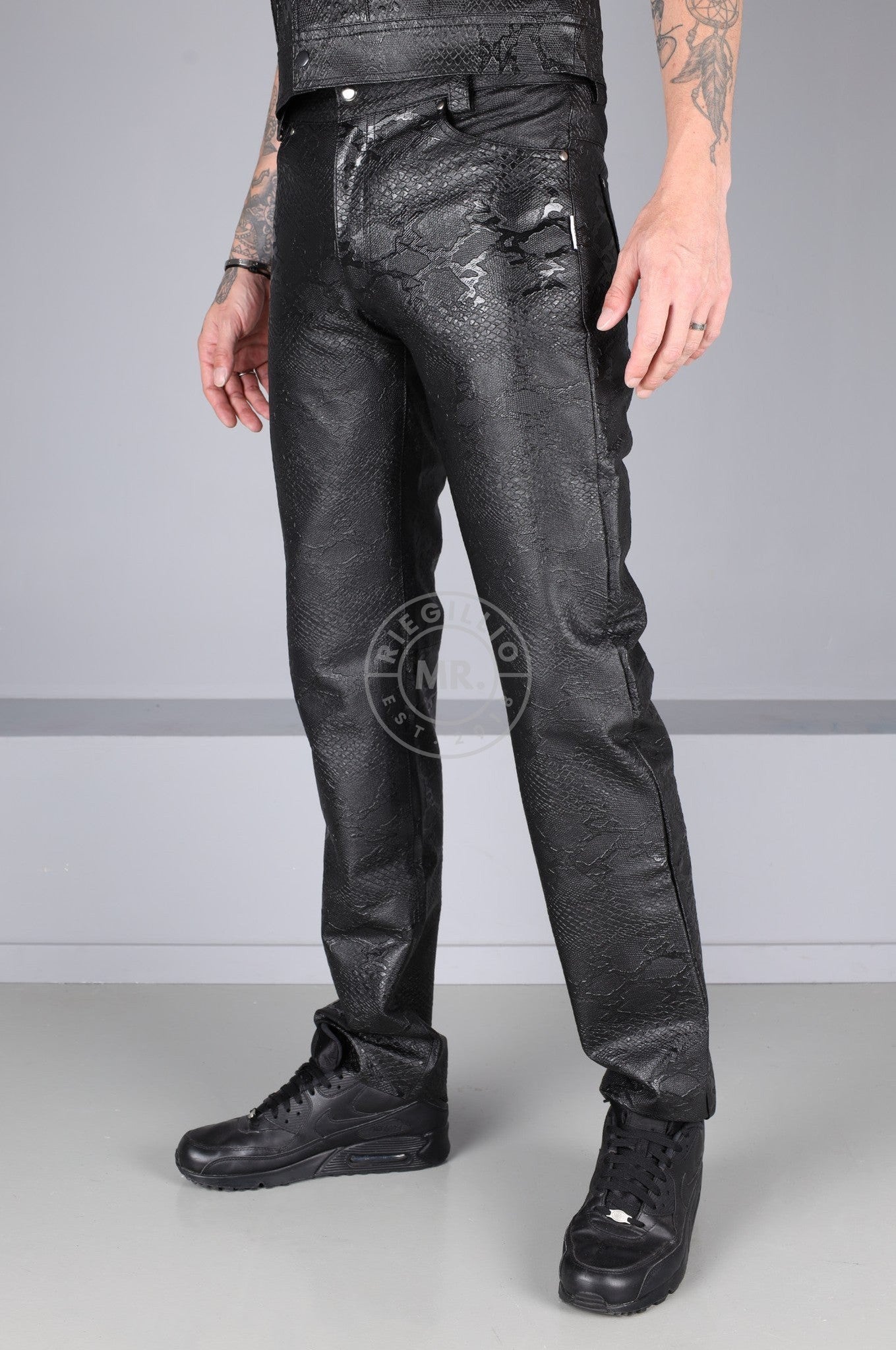 MR. Black Snake Pants at MR. Riegillio