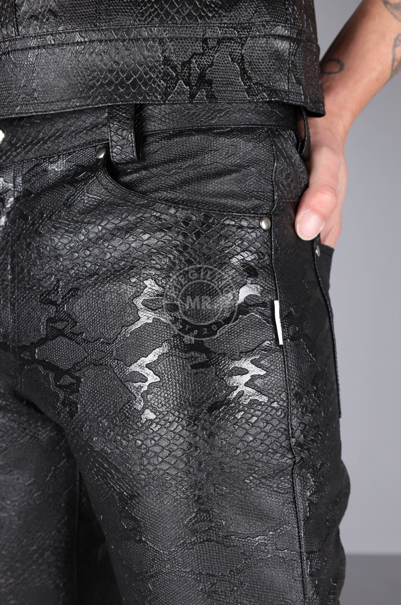 MR. Black Snake Pants at MR. Riegillio