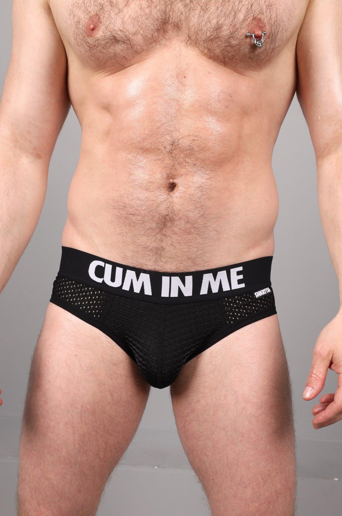 SNKRFTSH Mesh Jock CUM IN ME - Black at MR. Riegillio