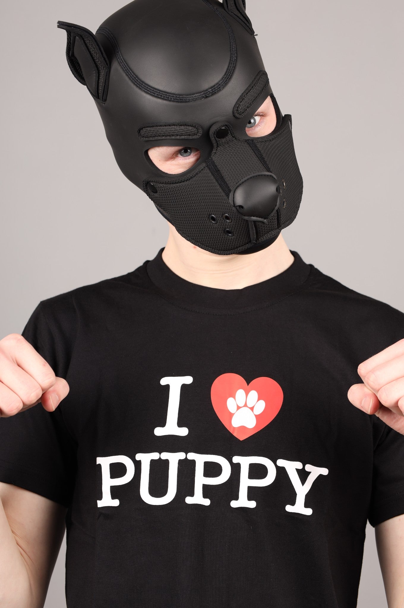 I LOVE PUPPY - PFOTE ROT - T-Shirt