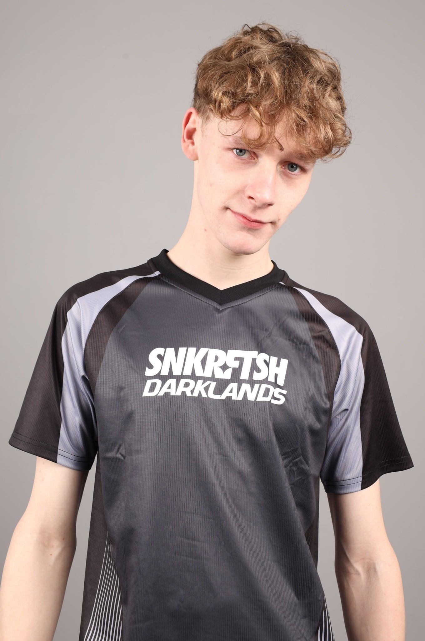 SNKRFTSH x DARKLANDS Sports T-Shirt at MR. Riegillio