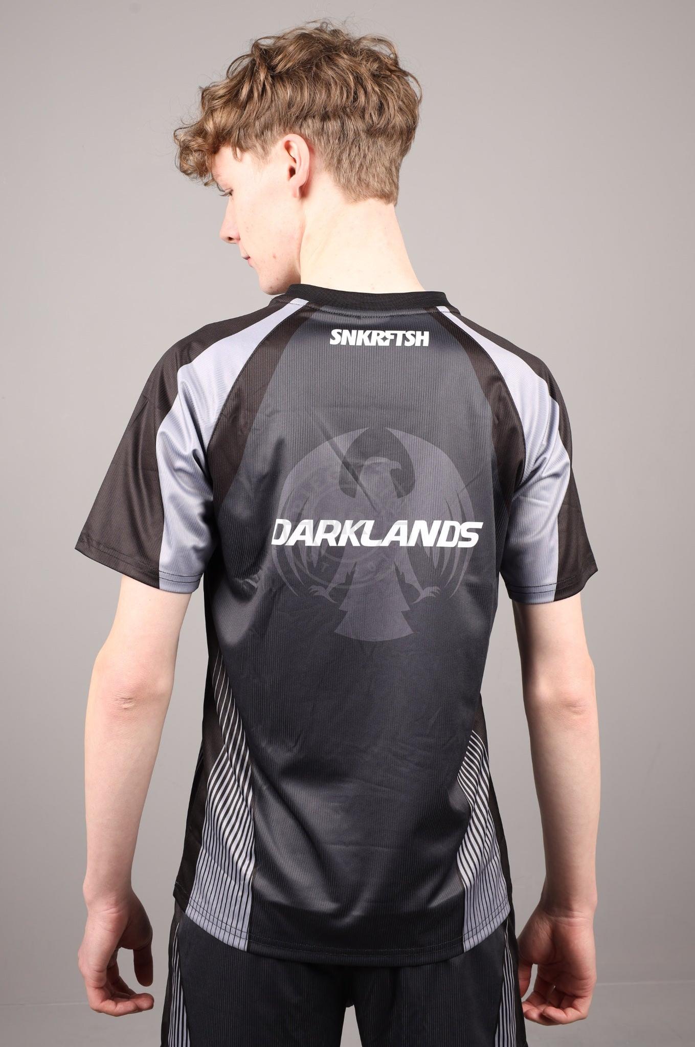 SNKRFTSH x DARKLANDS Sports T-Shirt at MR. Riegillio