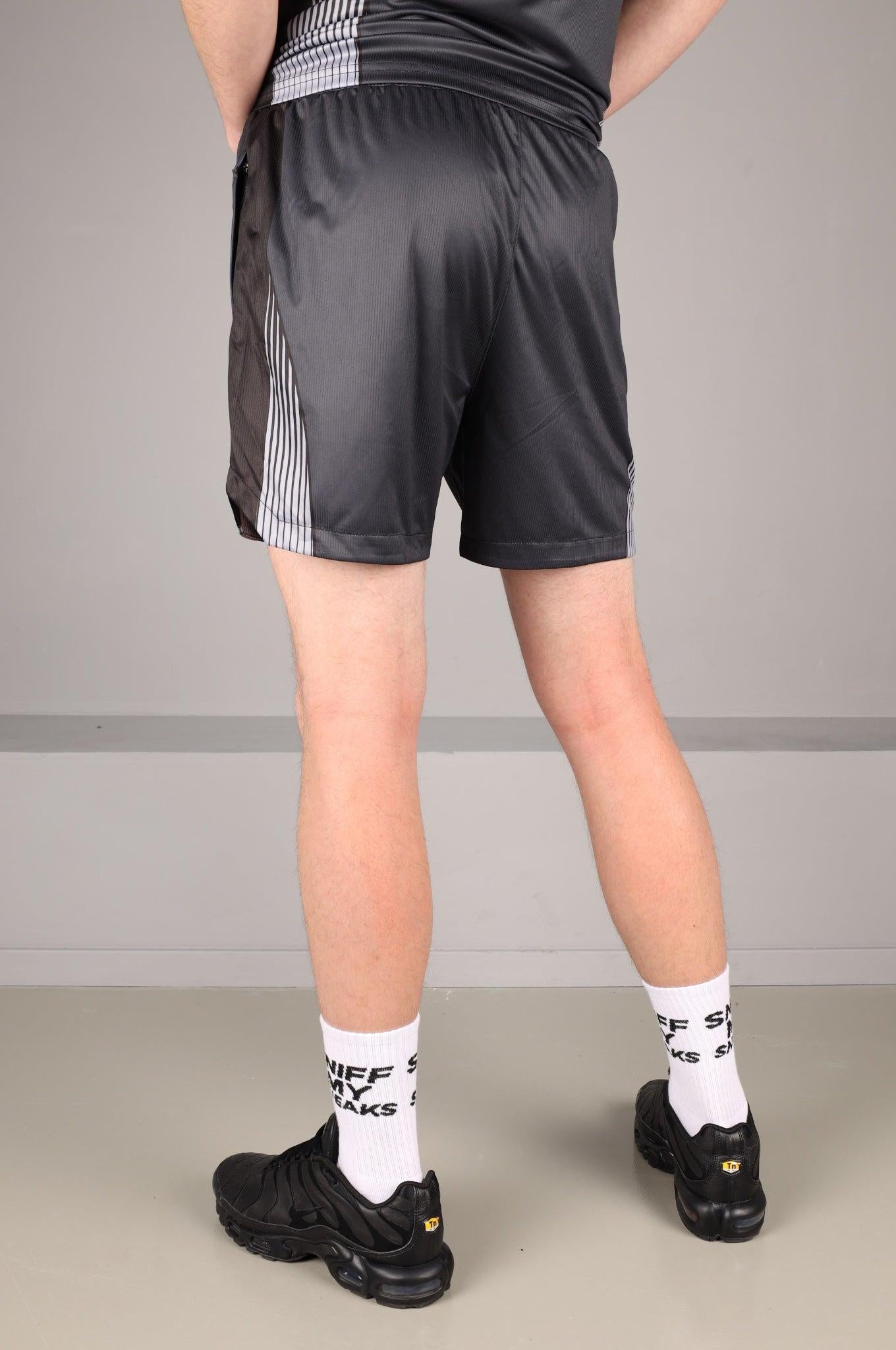 SNKRFTSH x DARKLANDS Sports Shorts at MR. Riegillio