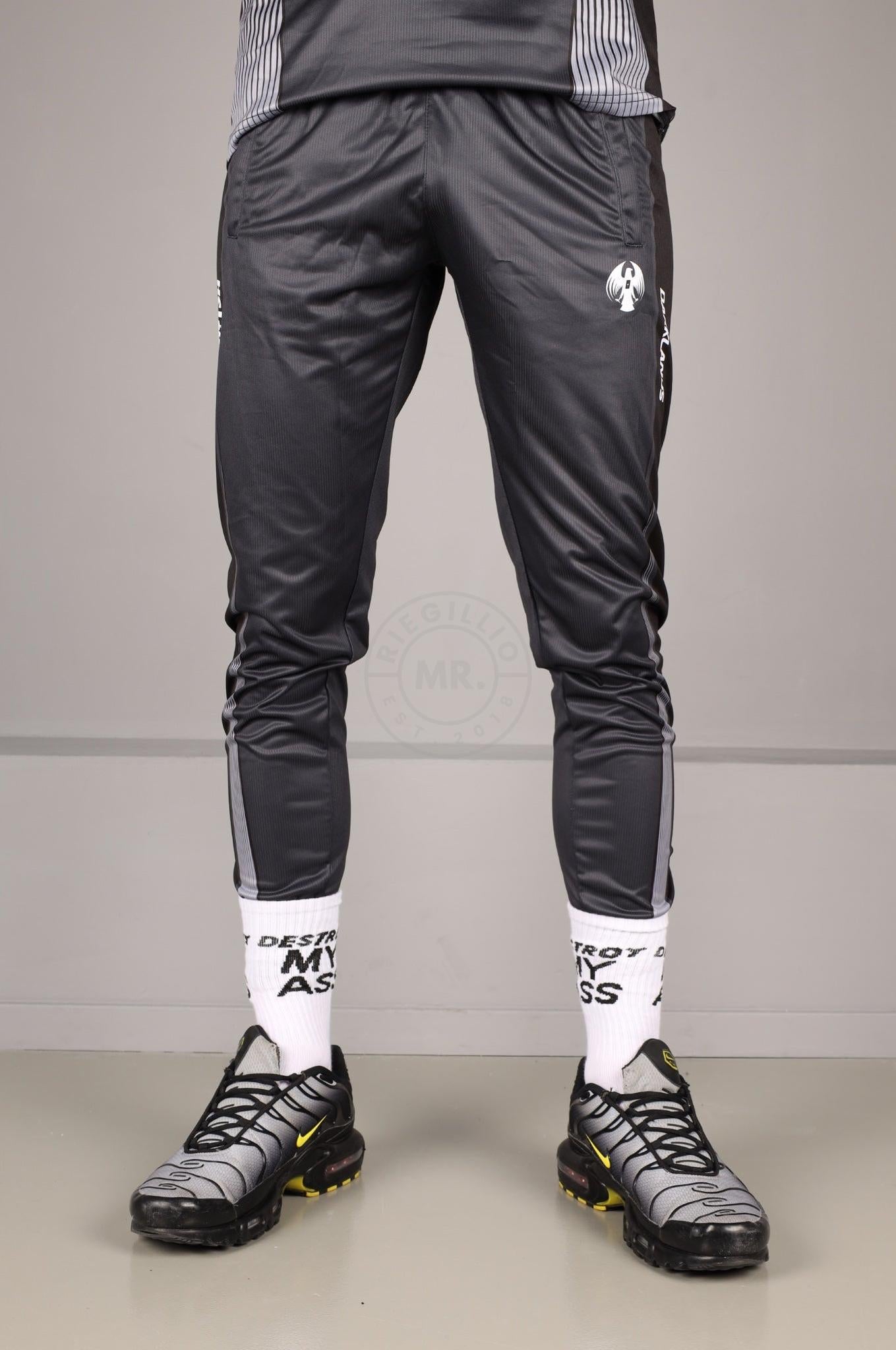 SNKRFTSH x DARKLANDS Sports Pants at MR. Riegillio