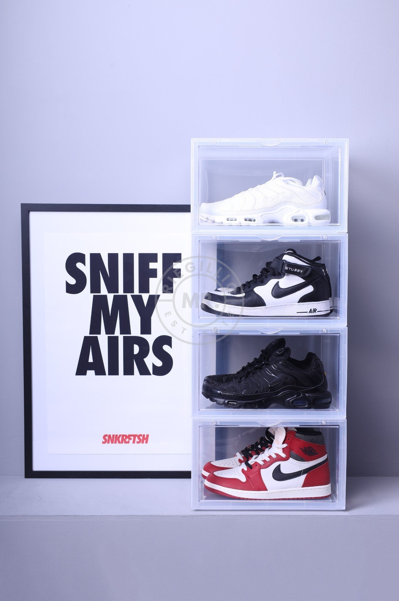 SNKRFTSH Poster SNIFF MY AIRS-at MR. Riegillio