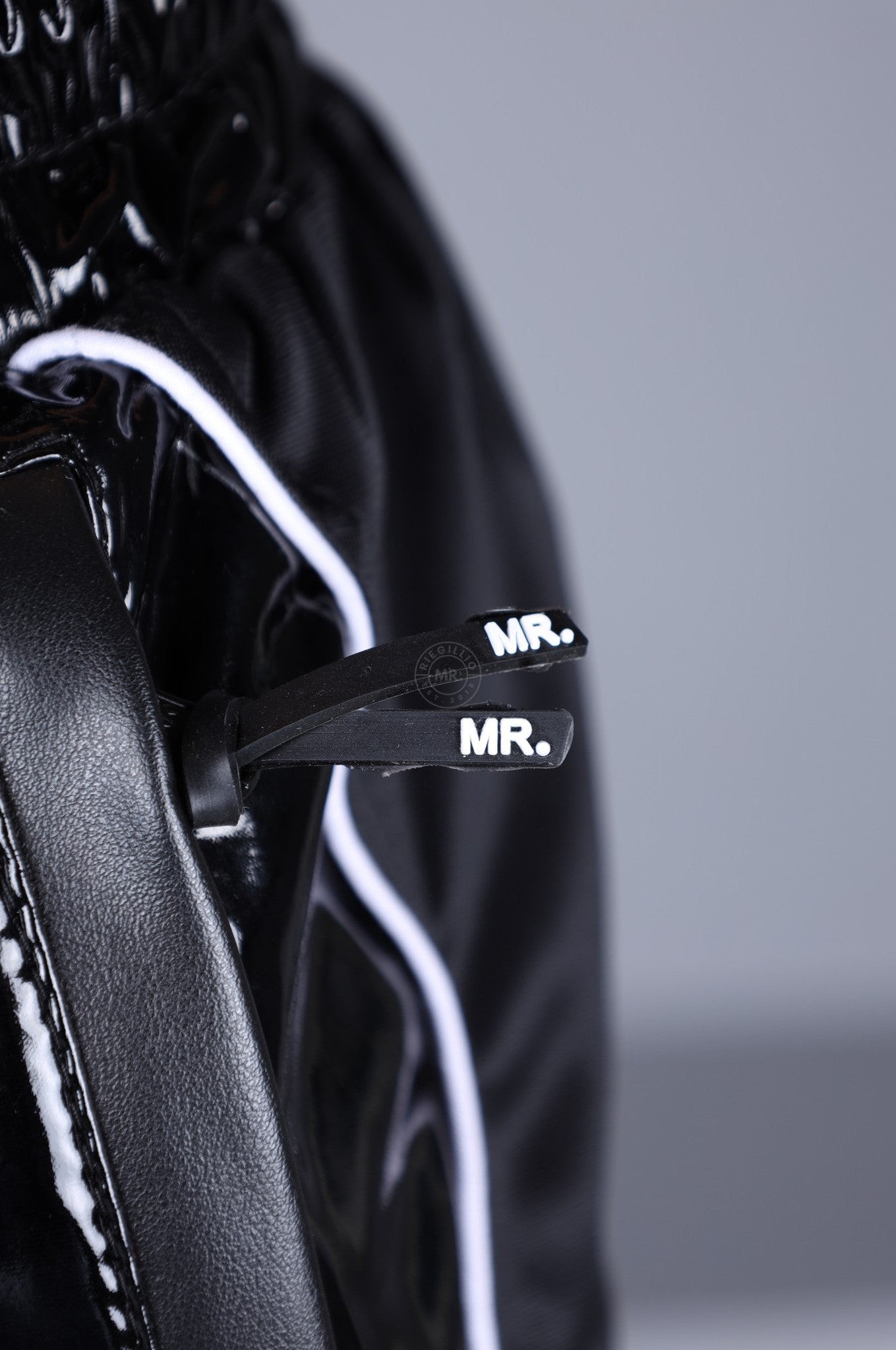 PVC 24 Tracksuit Mini Short Thru Zip – Black at MR. Riegillio