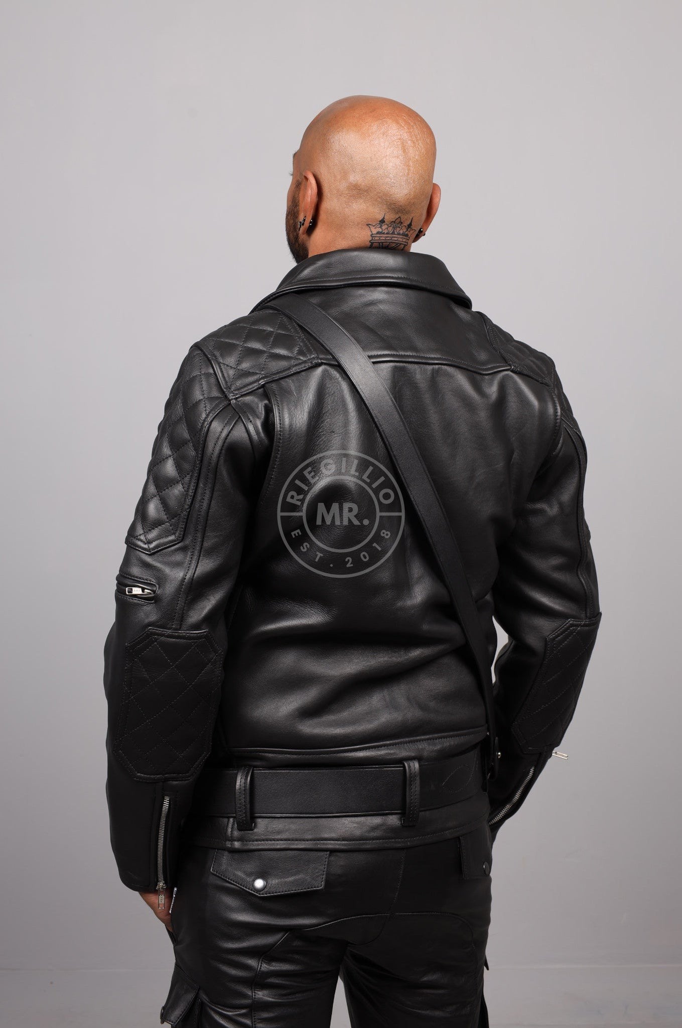 Leather Uniform Jacket at MR. Riegillio