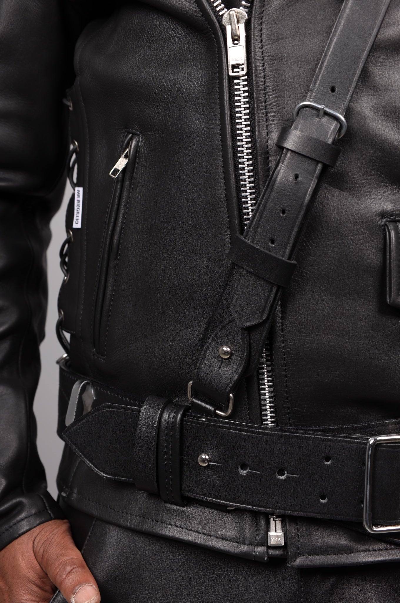 Leather Uniform Jacket at MR. Riegillio