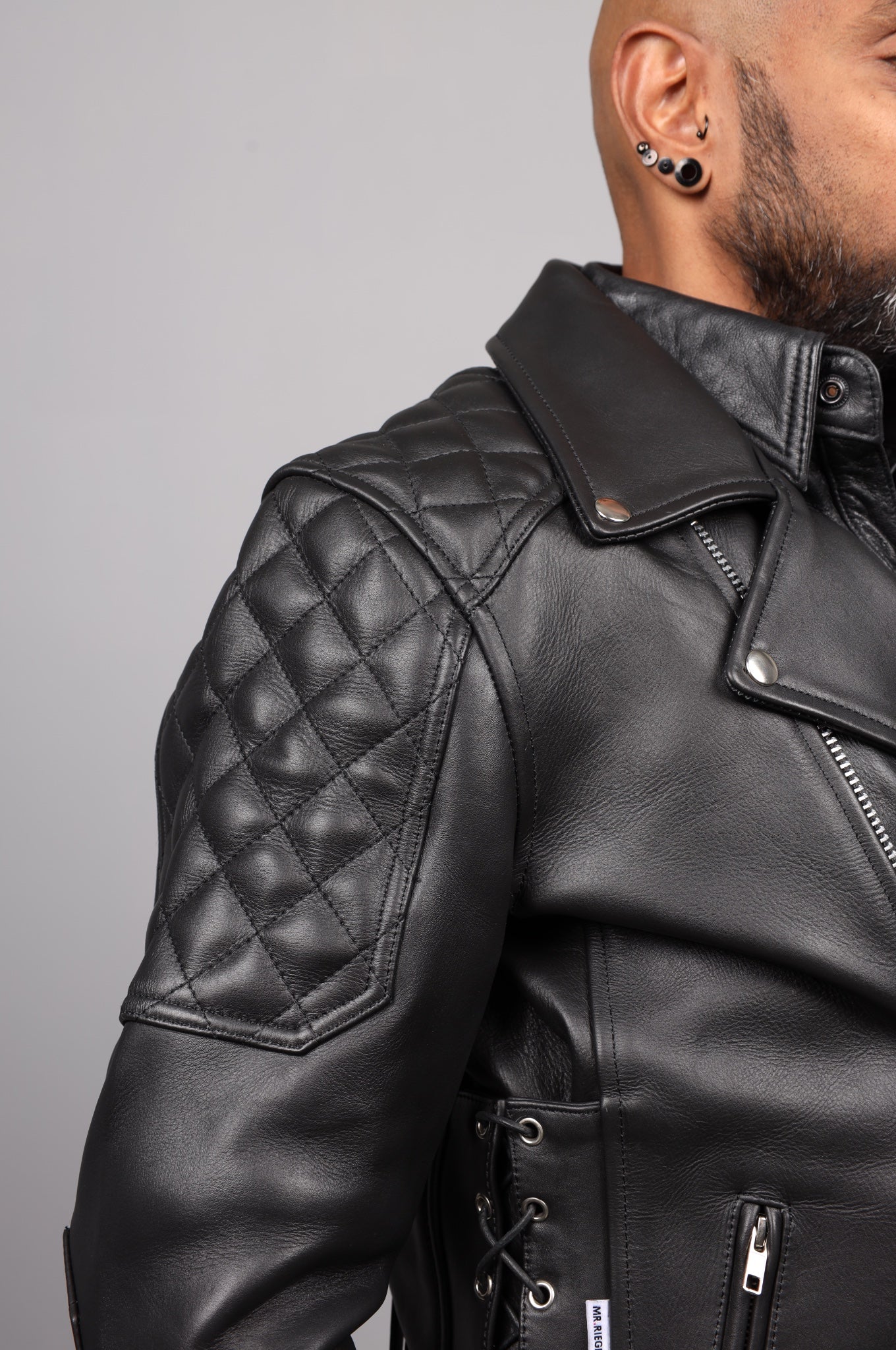 Leather Uniform Jacket at MR. Riegillio