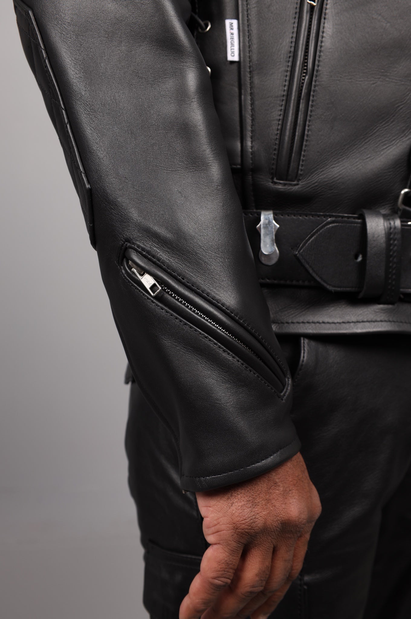 Leather Uniform Jacket at MR. Riegillio