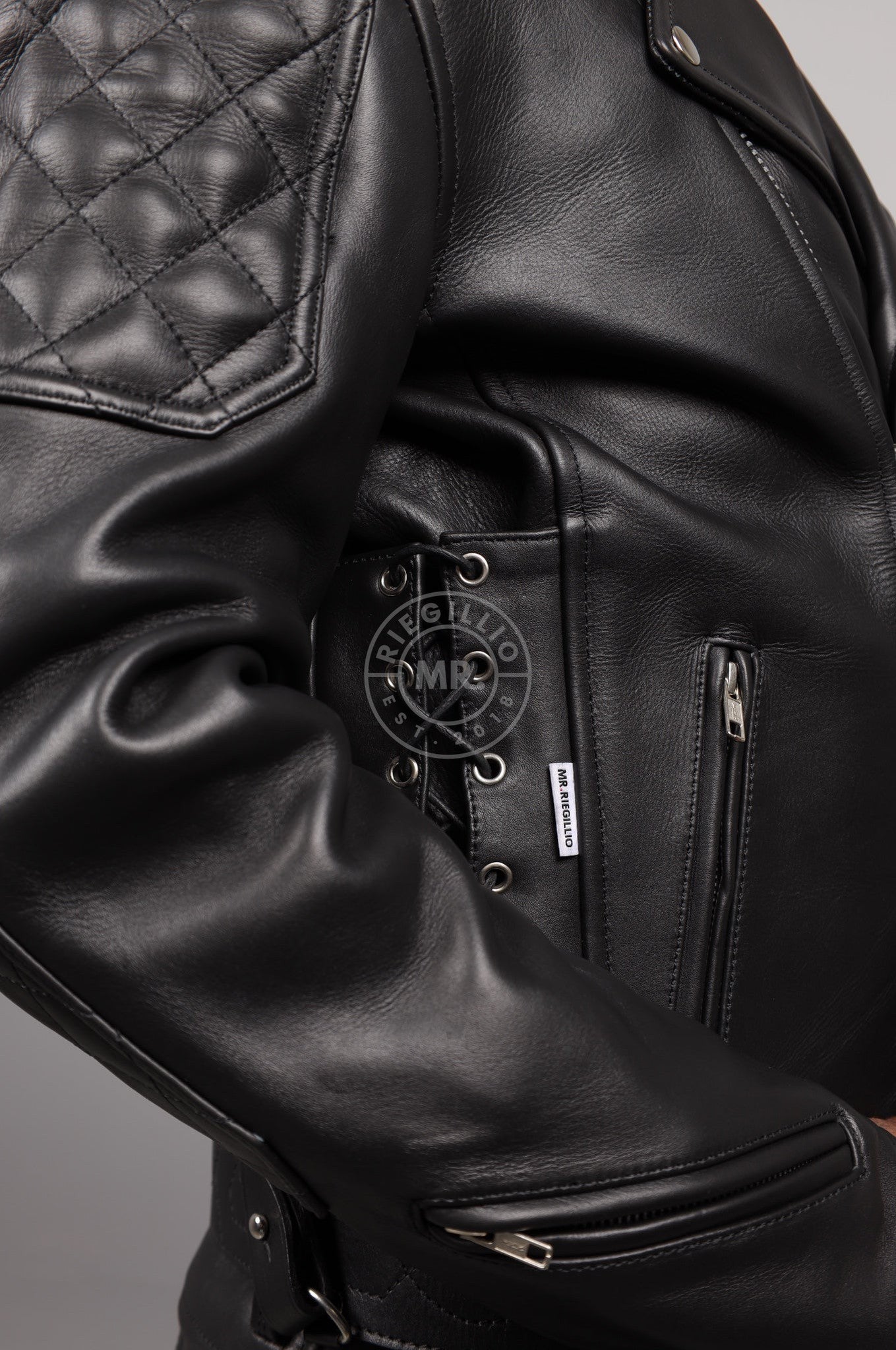 Leather Uniform Jacket at MR. Riegillio