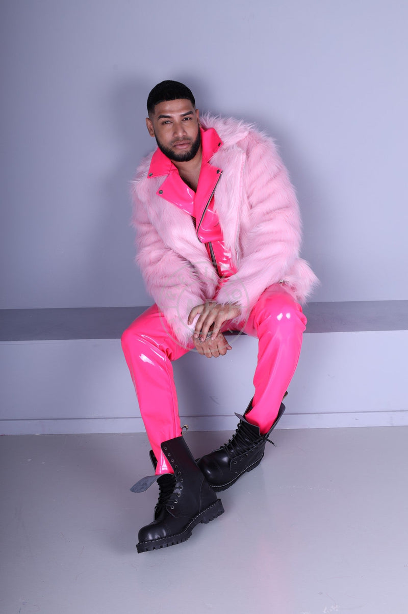 Pink PVC Brando Jacket at MR. Riegillio
