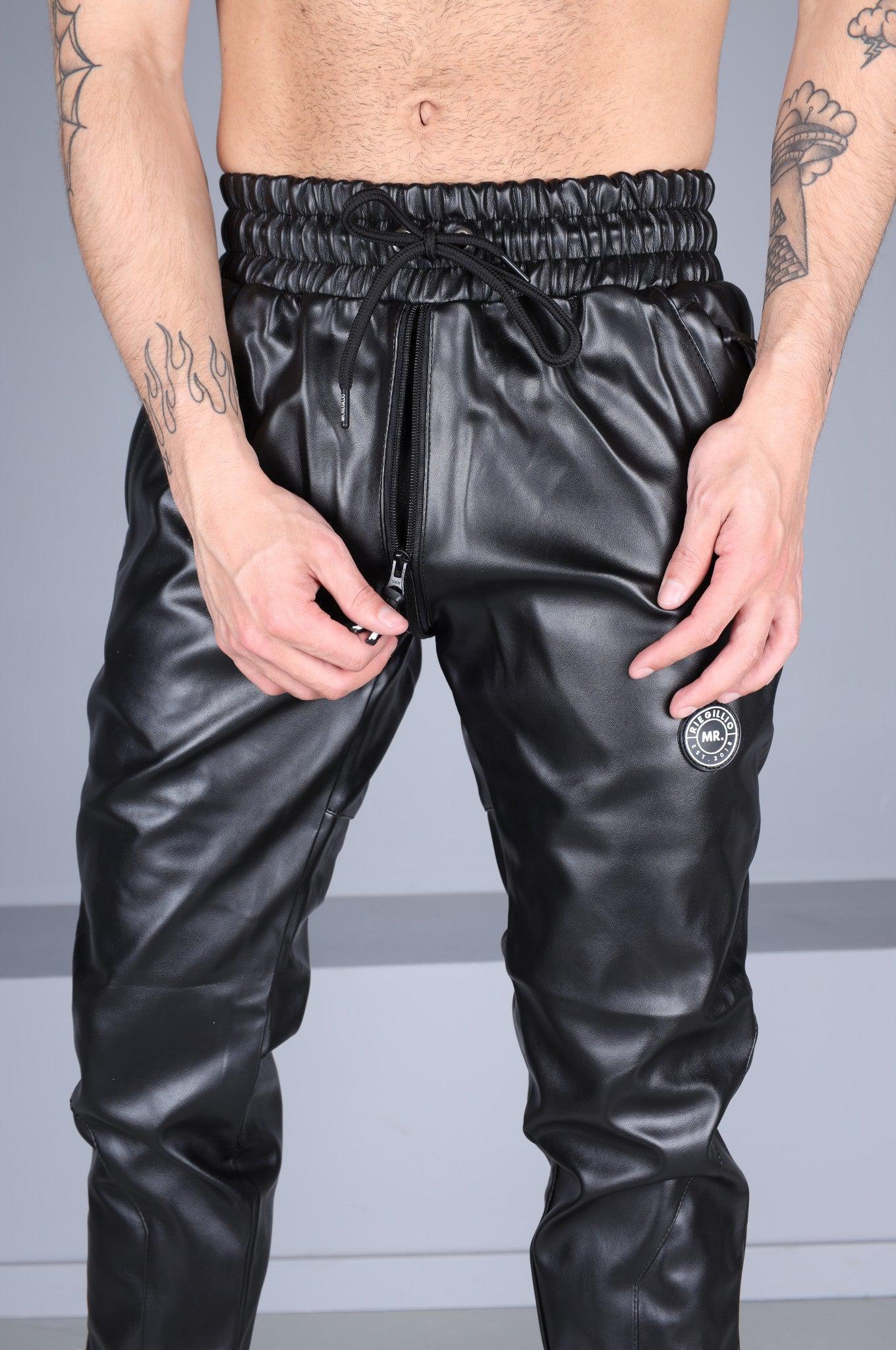 MR. 24 Tracksuit Pants Thru Zip - Black at MR. Riegillio