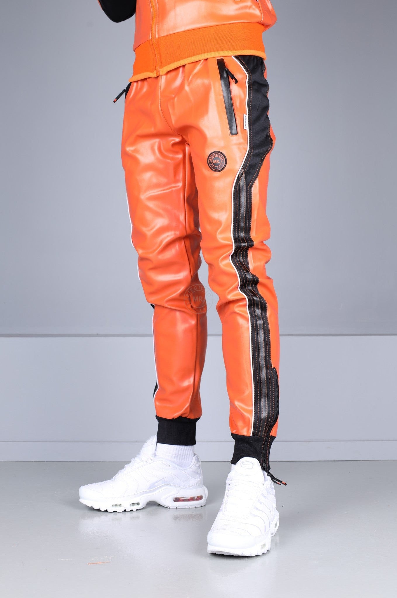 Orange tracksuit pants best sale