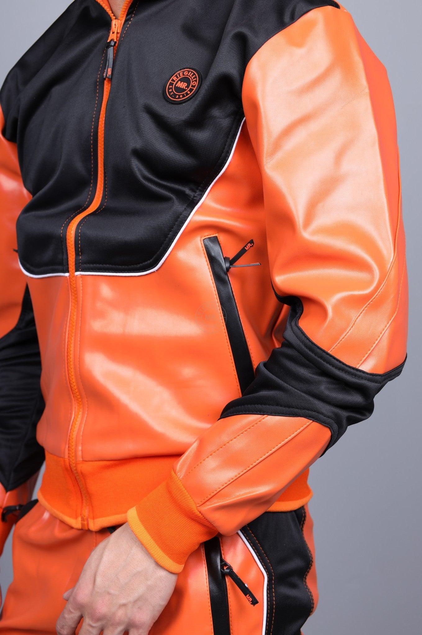 MR. 24 Tracksuit Jacket – Orange at MR. Riegillio