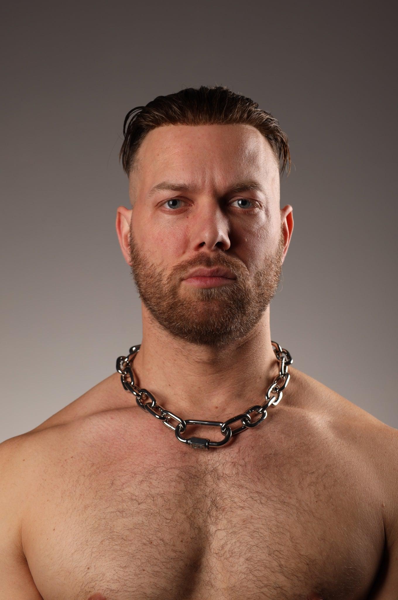 SIRAINER Chain Collar - Silver at MR. Riegillio