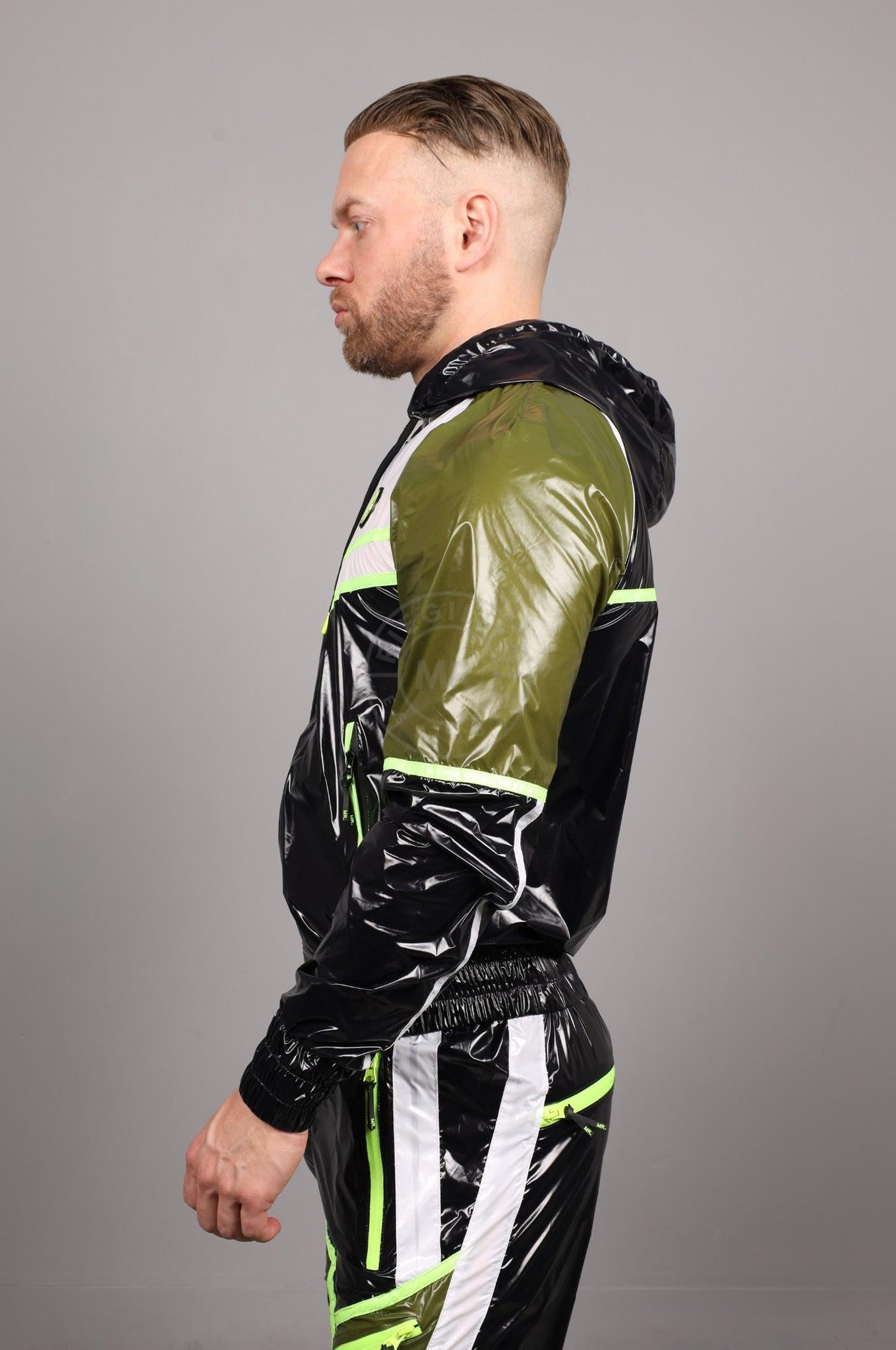 Shiny Nylon Tracksuit Jacket - FUNIS at MR. Riegillio