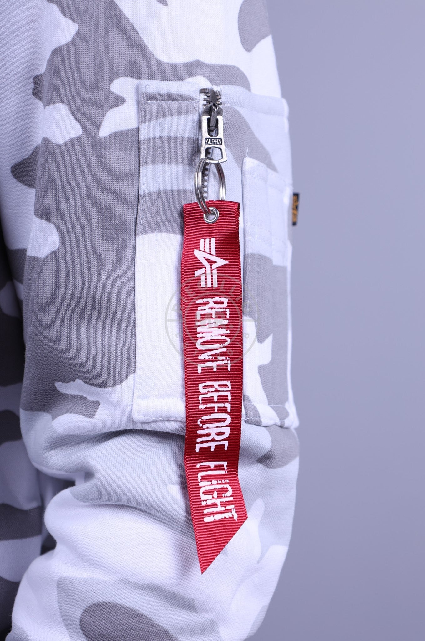 Alpha industries hotsell camo print sweat