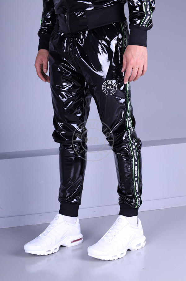 PVC Tracksuit Thru Zip Pants - BUDDY