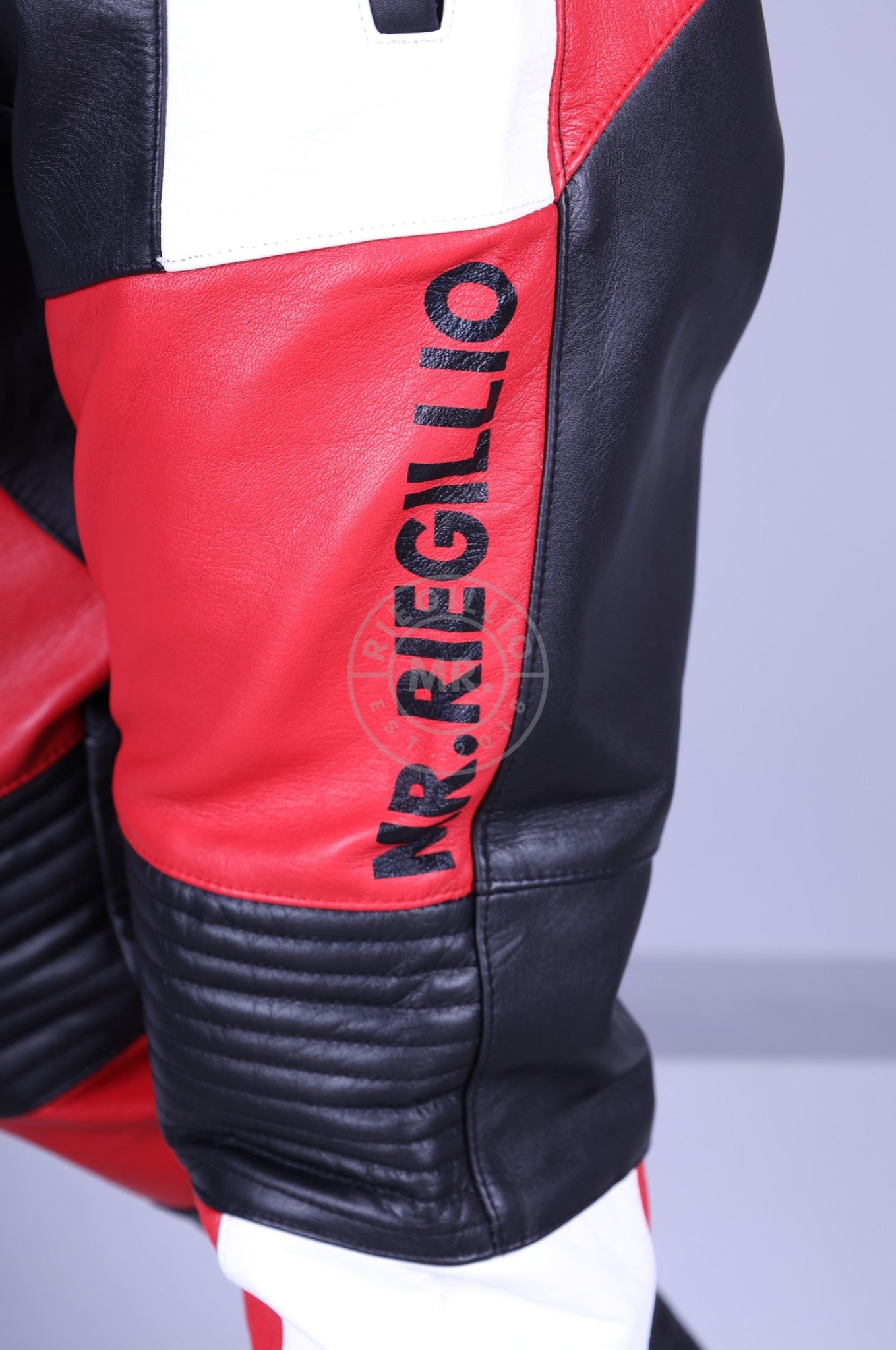 Leather Jogger Red *DISCONTINUED ITEM*