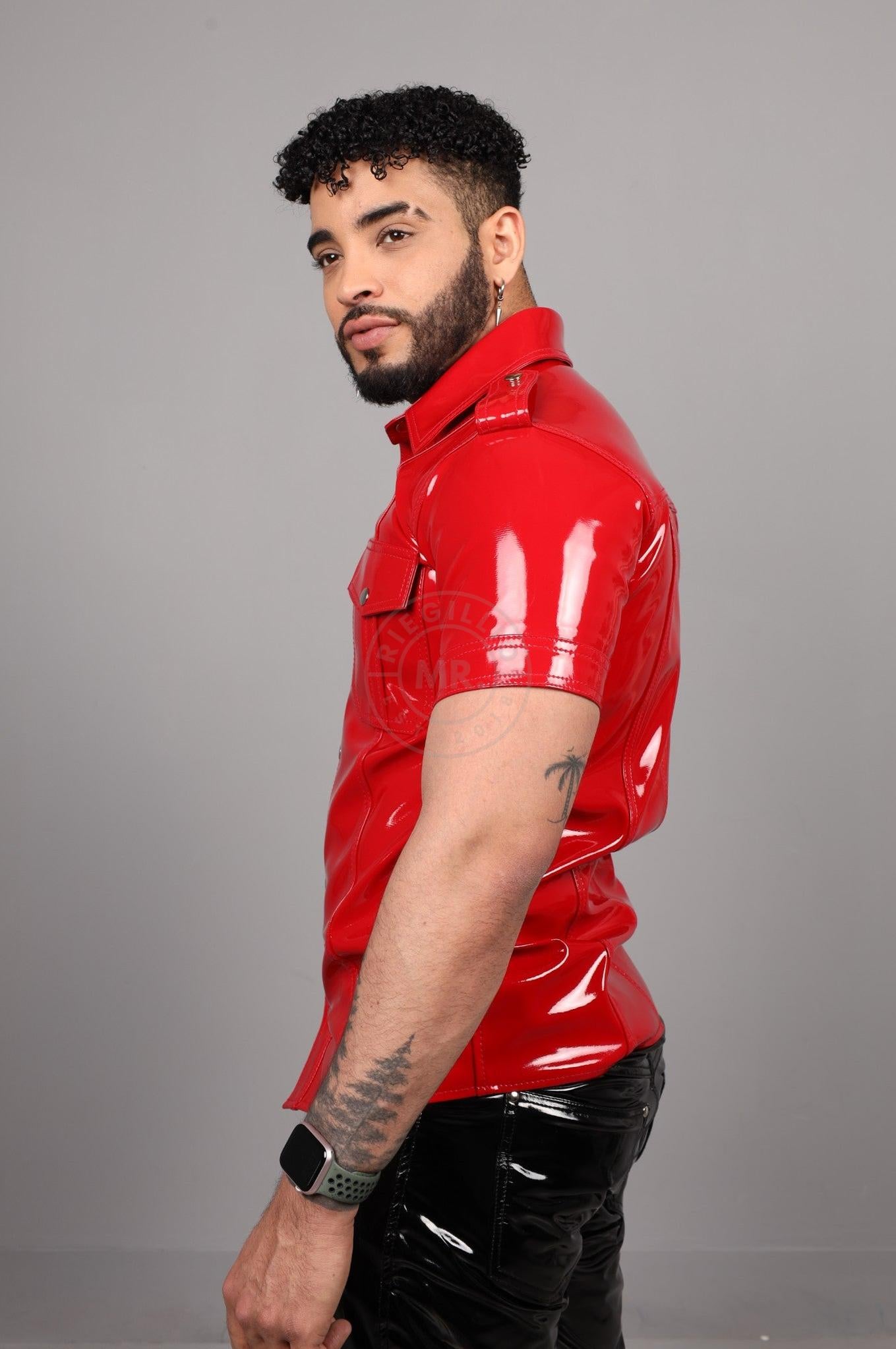 Red PVC Shirt at MR. Riegillio