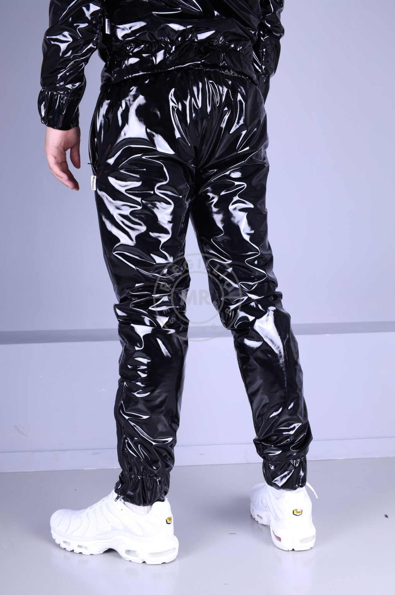 Shiny Black PVC Briefs. One Size M/L. Pants, Panties, Baggy