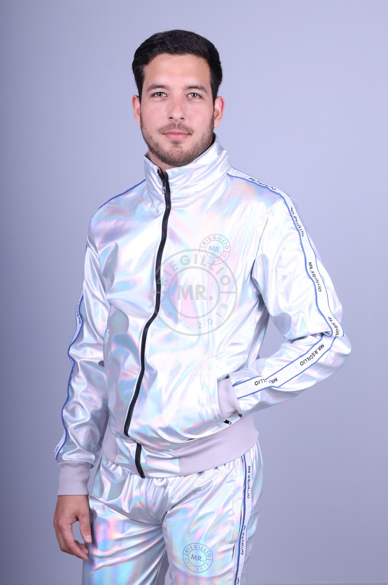 Holographic Tracksuit Jacket