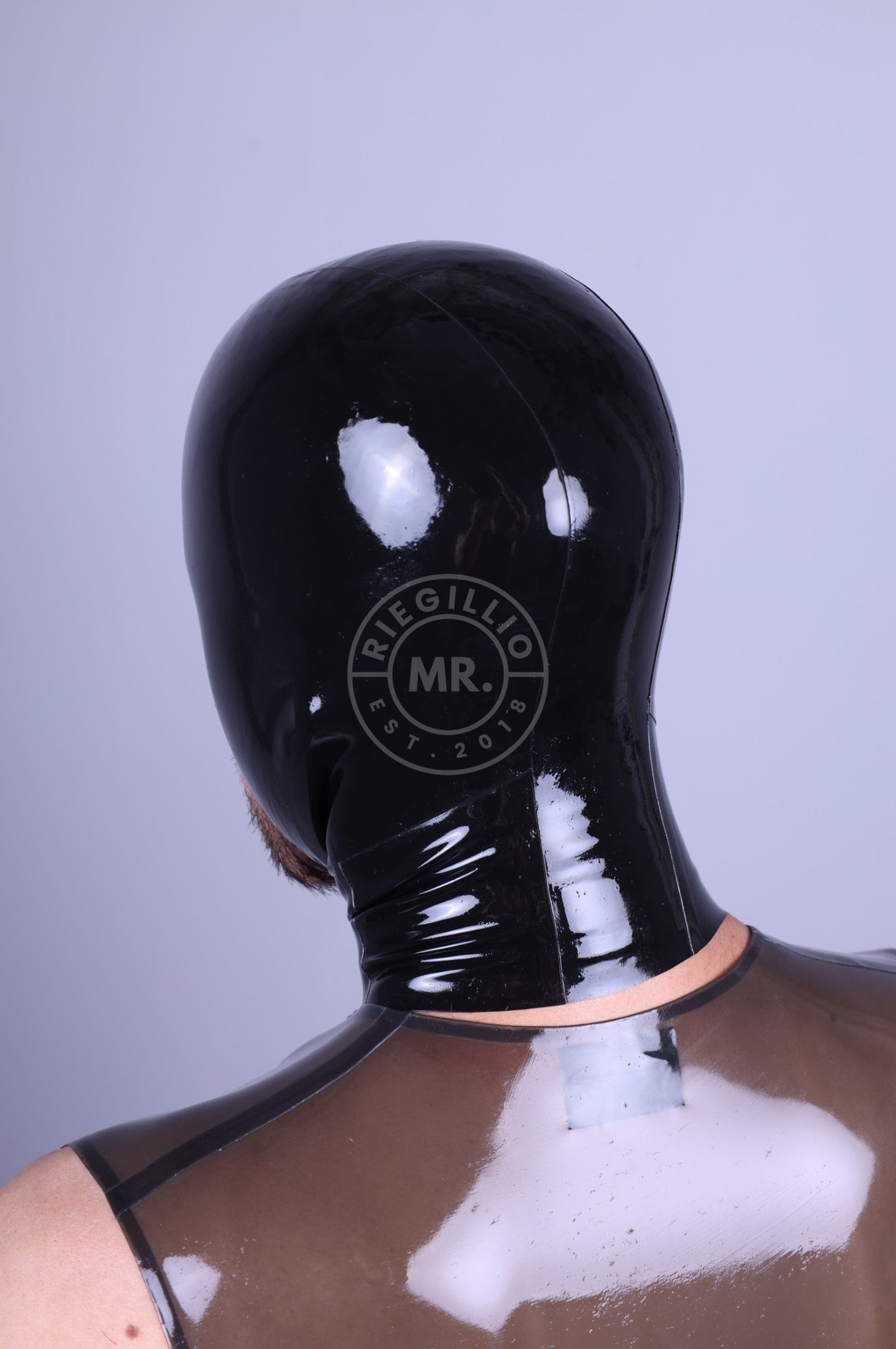 Rubber Micro Perforated Hood - Open Mouth-at MR. Riegillio