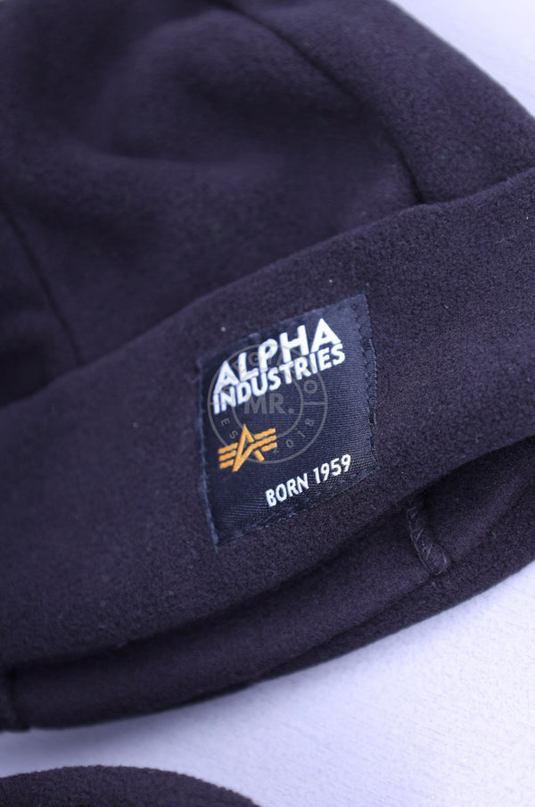 Alpha Industries Label Fleece Set-Schwarz
