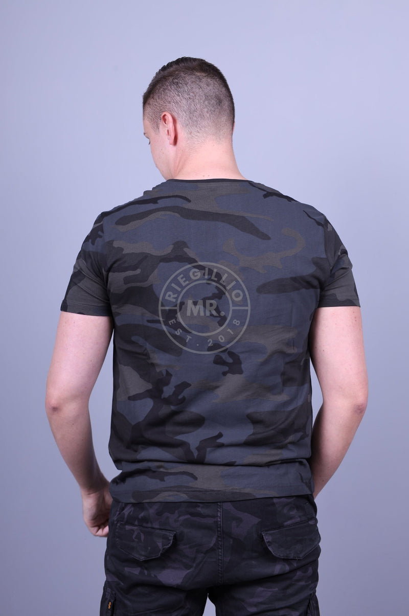 Alpha Industries Basic T-Shirt Black Camo