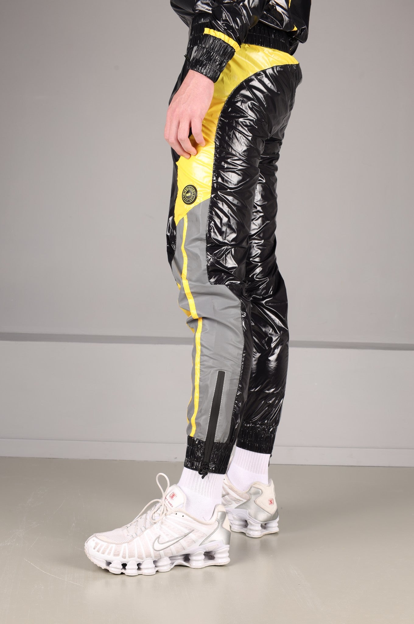 Shiny Nylon BASE Trainingshose - Gelb