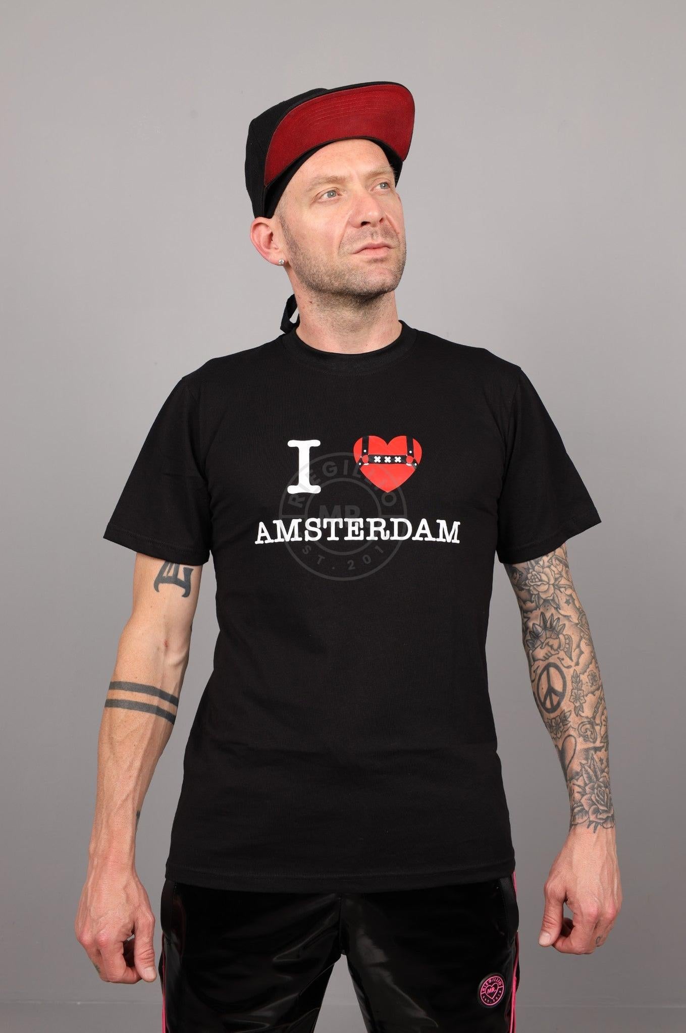 I LOVE AMSTERDAM Souvenir T-Shirt at MR. Riegillio