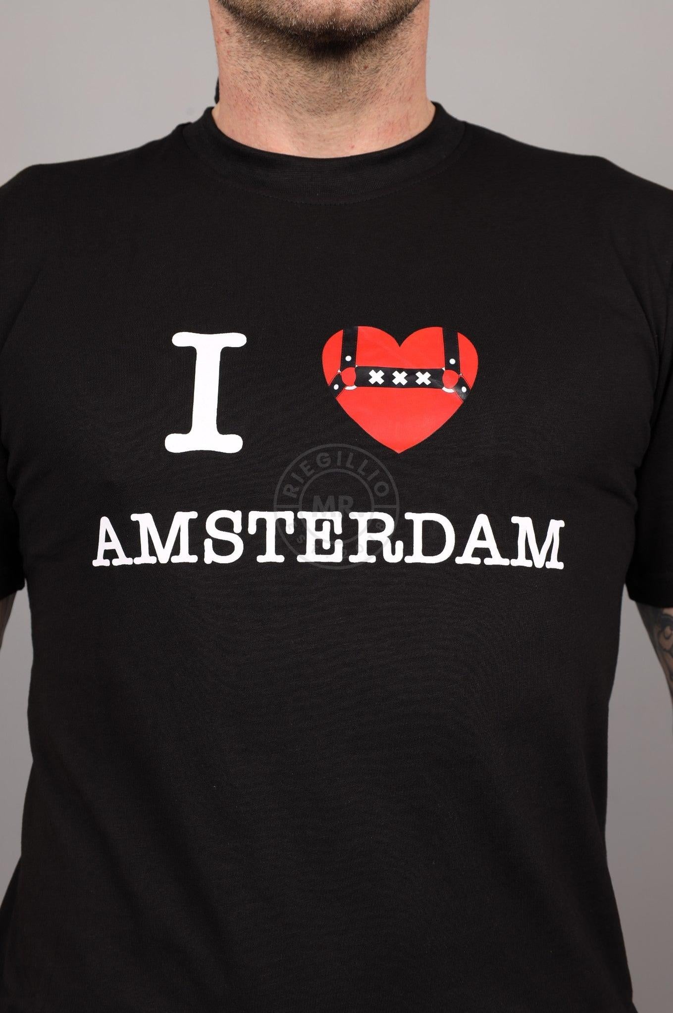 I LOVE AMSTERDAM Souvenir T-Shirt at MR. Riegillio