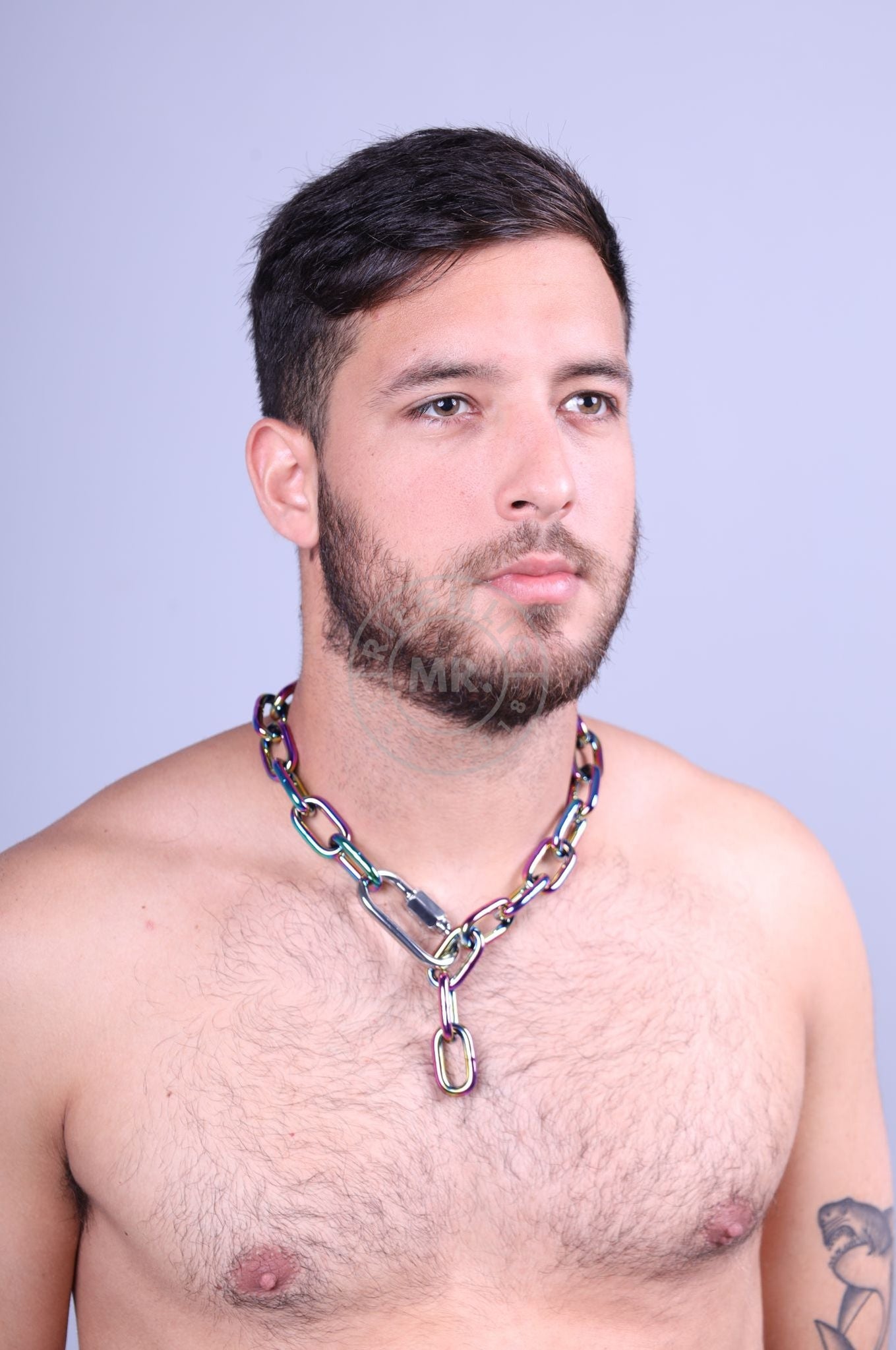 Chain Collar - Rainbow at MR. Riegillio