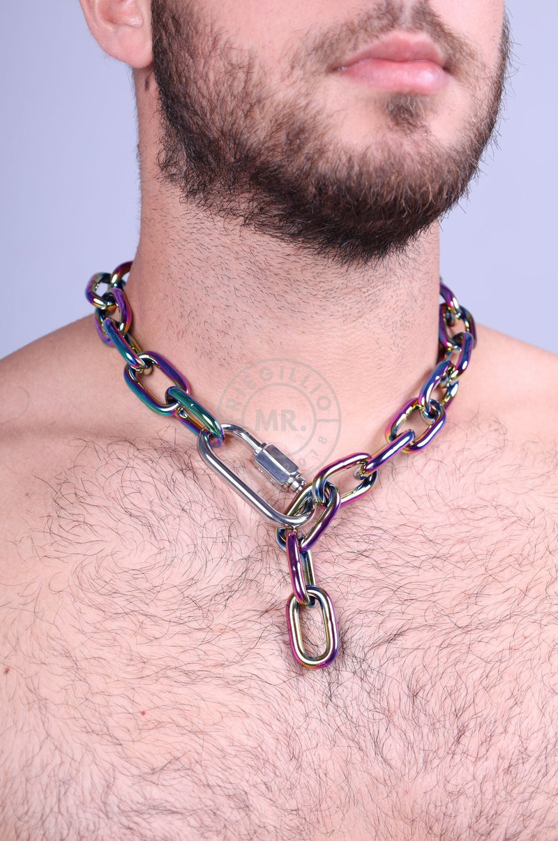 Chain Collar - Rainbow