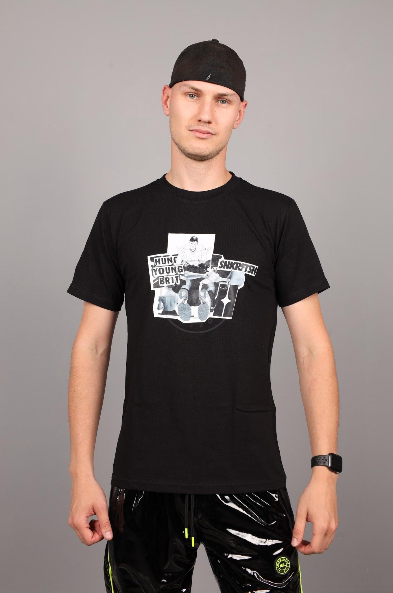 SNKRFTSH X Hung Young Brit T-Shirt - Black at MR. Riegillio