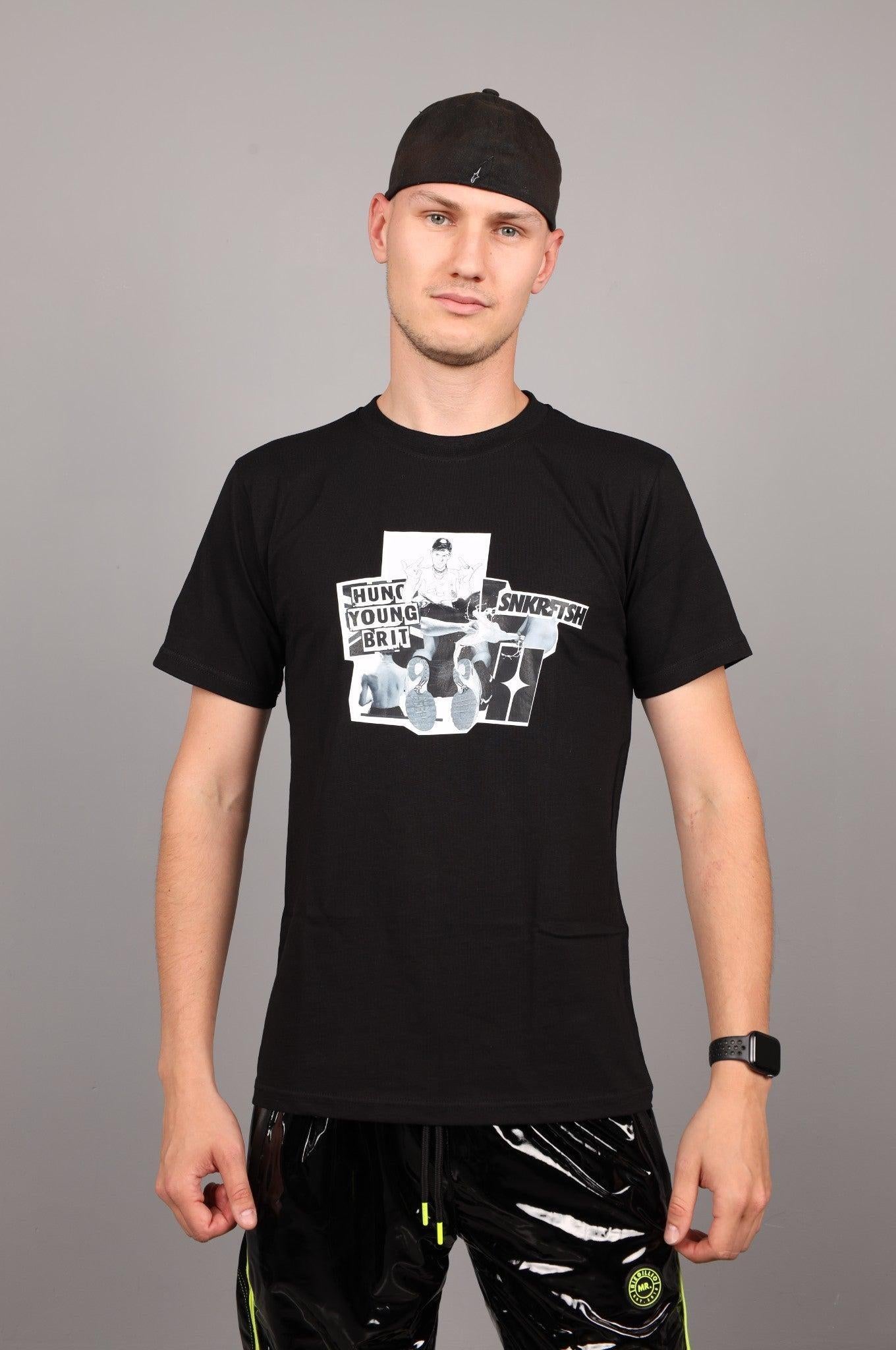 SNKRFTSH X Hung Young Brit T-Shirt - Black at MR. Riegillio